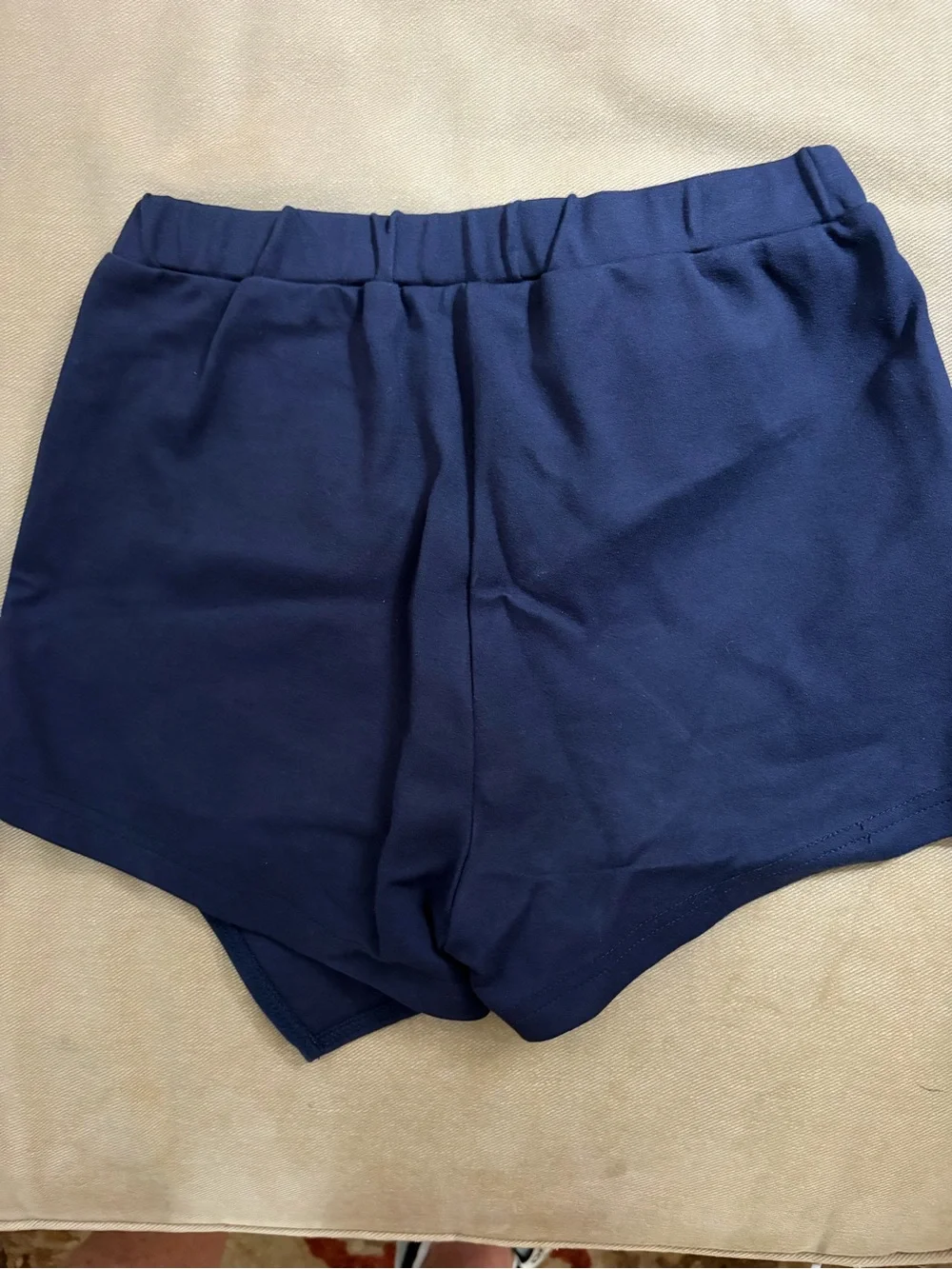 Pleat Girls Navy Wrap Skort Size 8 Preppy Dress Skirt
